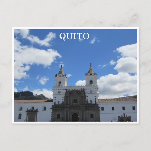 Carte Postale architecture quito (Devant)