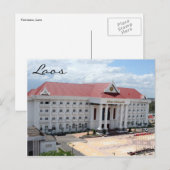 Carte Postale architecture vientiane (Devant / Derrière)