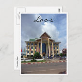 Carte Postale architecture vientiane (Devant / Derrière)