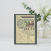 Carte Postale Architecture vintage ; Capital Volute par Vignola (Debout devant)