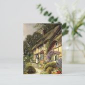 Carte Postale Architecture vintage, Maison de campagne (Debout devant)