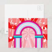 Carte Postale Archivage de notes musicales (Devant / Derrière)