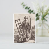 Carte Postale Archives saint patron Saint-Laurent (Debout devant)