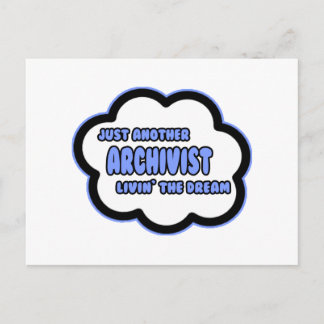 Carte Postale Archiviste .. Vivre le rêve