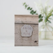 Carte Postale arco di tito pierre (Debout devant)