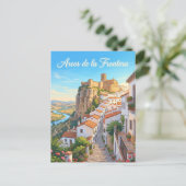 Carte Postale Arcos de la Frontera Espagne (Debout devant)
