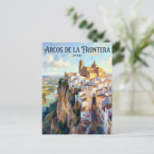 Carte Postale Arcos de la Frontera Espagne (Debout devant)