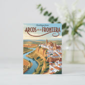 Carte Postale Arcos de la Frontera Espagne (Debout devant)