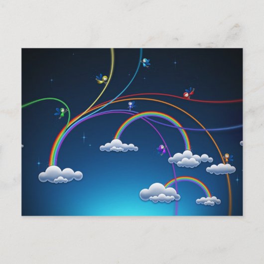 Carte Postale Arcs-en-ciel (Devant)