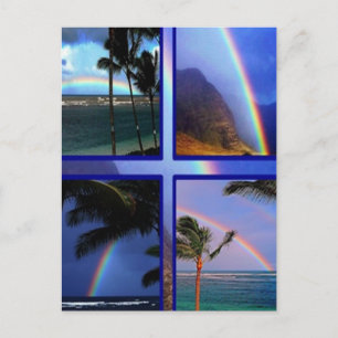 Carte Postale Arcs-en-ciel de l'île d'Hawaiian
