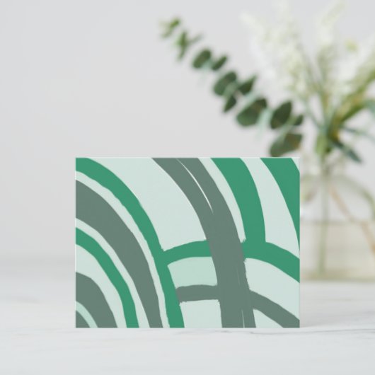 Carte Postale Arcs en vert et gris (Debout devant)