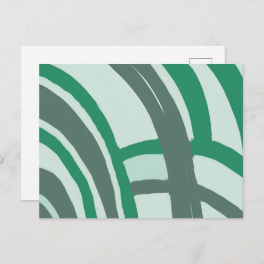 Carte Postale Arcs en vert et gris (Devant / Derrière)