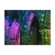 Arcs gothiques vieilles ruines de l'abbaye de Whit