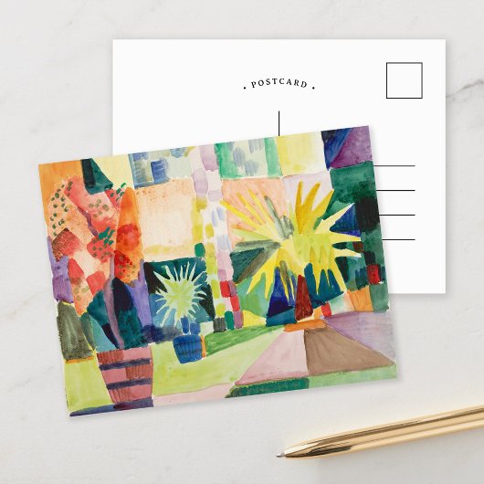 Carte Postale Arden sur le lac de Thoune | August Macke