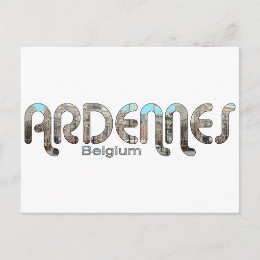 Carte Postale Ardennes, Belgique (Devant)