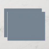 Carte Postale ardoise de couleur gris (Devant / Derrière)