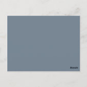 Carte Postale ardoise de couleur gris (Dos)