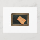 Carte Postale Ardoise Passer l'éponge Vinatge School Slate postC (Devant)