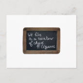 Carte Postale Ardoise Rustic School Slate Cézanne's Quote PostC (Devant)