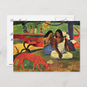 Carte Postale Arearea Par Gauguin Paul (Qualité optimale) (Devant / Derrière)