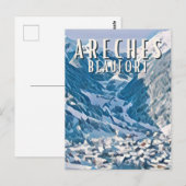 Carte Postale Areches Beaufort Station de ski (Devant / Derrière)