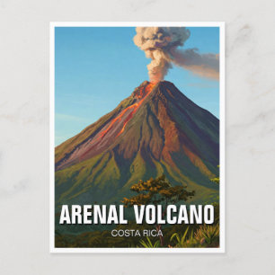 Carte Postale Arenal Volcano Costra Rica Voyage