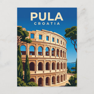 Carte Postale Arène de Pula Croatie