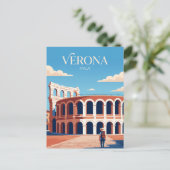 Carte Postale Arène de Vérone Italie (Debout devant)