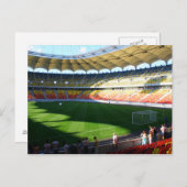 Carte Postale Arène nationale à Bucarest (Devant / Derrière)