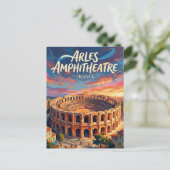 Carte Postale Arènes d'Arles France (Debout devant)