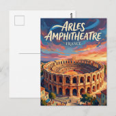 Carte Postale Arènes d'Arles France (Devant / Derrière)