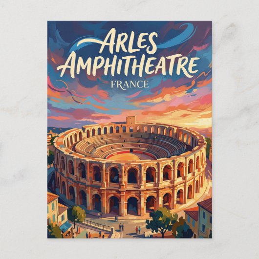 Carte Postale Arènes d'Arles France (Devant)