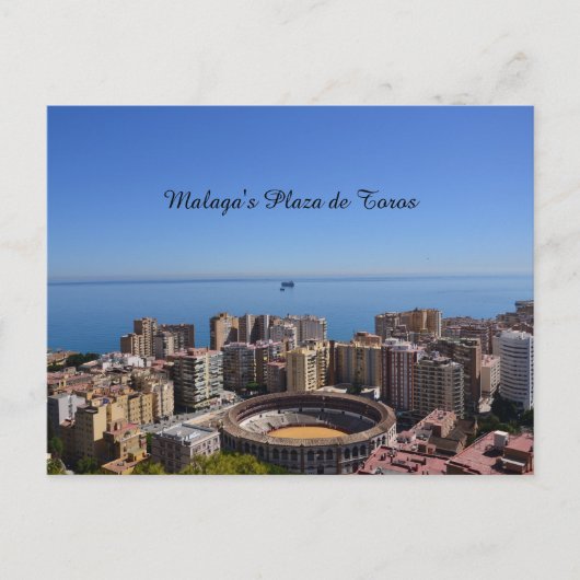 Carte Postale Arènes de Malaga (Devant)