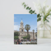 Carte Postale Arequipa - Plaza de Armas (Debout devant)