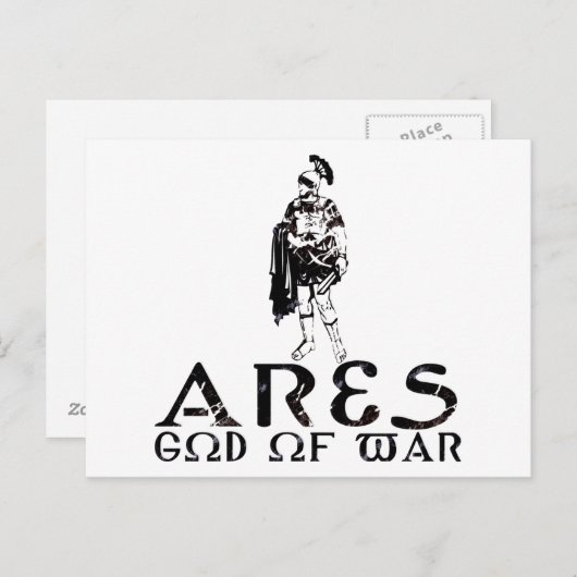Carte Postale Ares (Devant / Derrière)