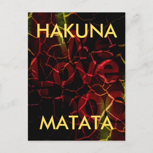 Carte Postale Arêtes Frayées, Coeur Fort : Amour Indestructible (Devant)