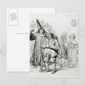 Carte Postale Argan et Monsieur Purgon (Devant / Derrière)