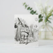 Carte Postale Argan et Monsieur Purgon (Debout devant)