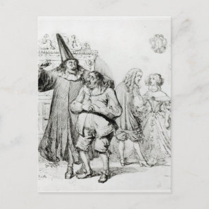 Carte Postale Argan et Monsieur Purgon