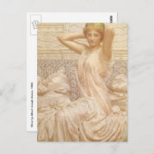 Carte Postale Argent d'Albert Joseph Moore, Beaux-Arts victorien (Devant / Derrière)