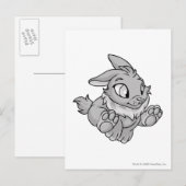 Carte Postale Argent de Cybunny (Devant / Derrière)