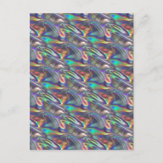 Carte Postale argent holographique (Devant)