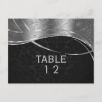 Argent Moderne Et Damas Noir