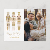 CARTE POSTALE ARGENT NUTCRACKER AVEC PHOTO NOËL POSTC (Devant)