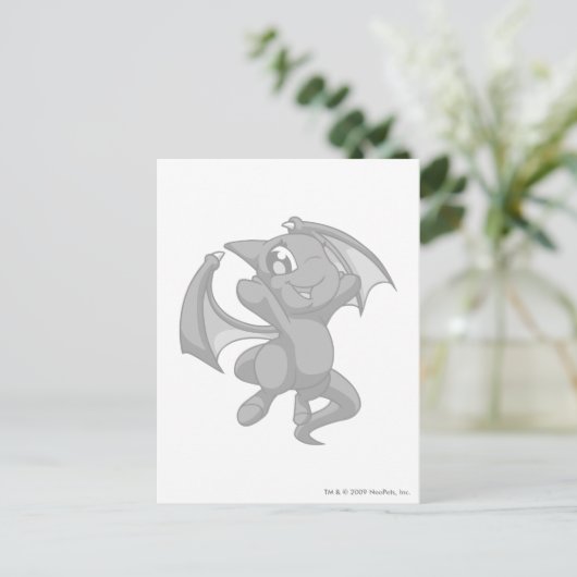 Carte Postale Argent Shoyru (Debout devant)