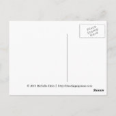 Carte postale Argent Star (Dos)