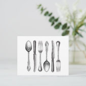 Carte Postale argenterie vintage moderne (Debout devant)