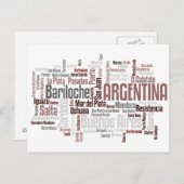 Carte postale ARGENTINA (Devant / Derrière)