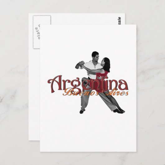 Carte Postale Argentine (Devant / Derrière)
