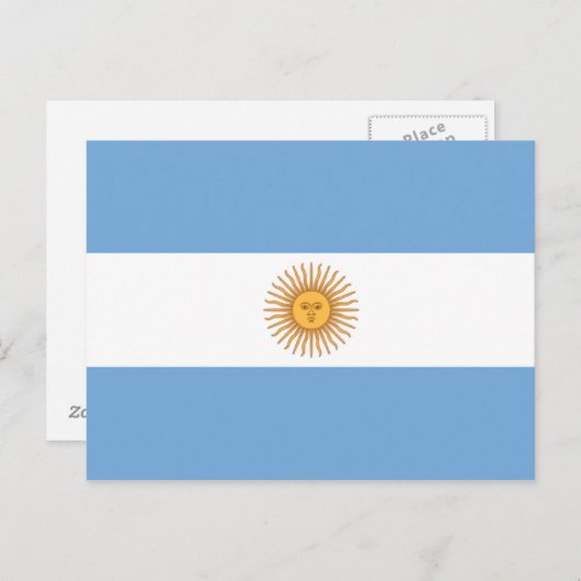 Carte Postale Argentine (Devant / Derrière)